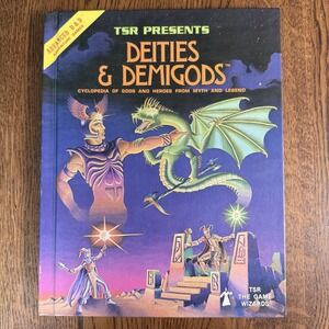 1980 TSR Advanced Dungeons Dragons Deities Demigods 1st Ed 144pg Cthulhu